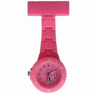 Neon verpleegkundige horloge; roze