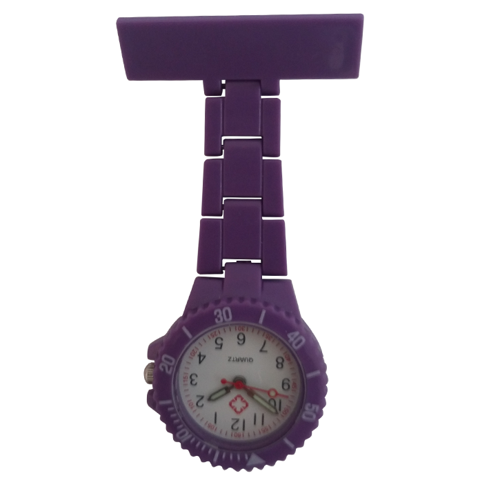 Neon verpleegkundige horloge; paars