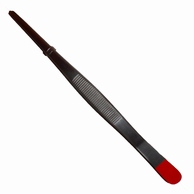Pincet RVS rode tip 6"