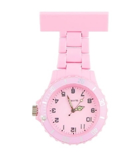 Neon verpleegkundige klokje; Roze