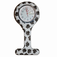 Montre d'infirmière en silicone ; Empreinte au sol