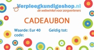 Cadeaubon ter waarde van eur 40,-