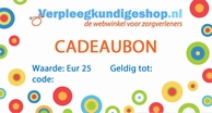 Cadeaubon ter waarde van eur 25,-