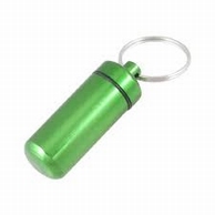 Boîte à pilules " porte-clés ": Vert