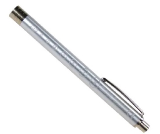 Pupillampje luxe met LED; zilver