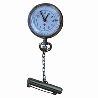 Mooi afgewerkt horloge met kalenderfunctie; Zilver