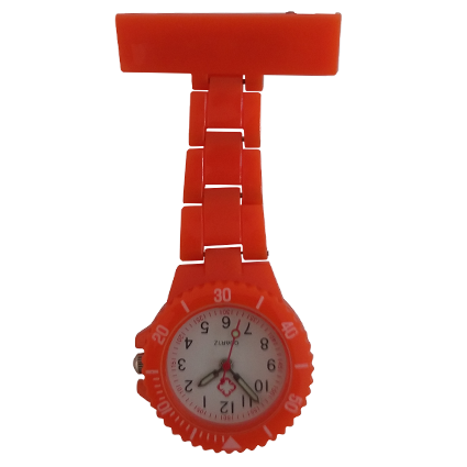 Neon verpleegkundige horloge; orange