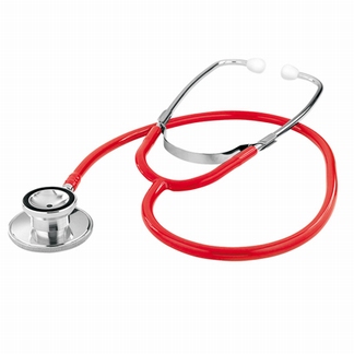 Stéthoscope de base single; Rouge