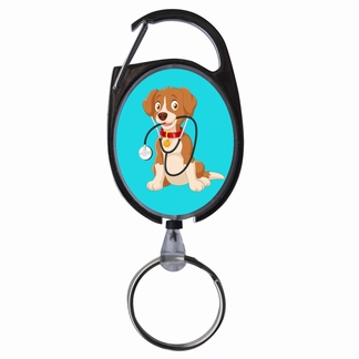 JoJoluxe met afbeelding; Hond met stethoscoop