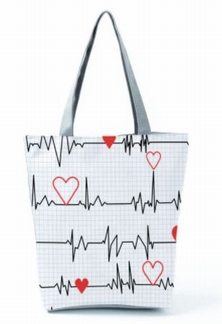 sac à bandoulière; Grafique blanc