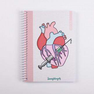 Notebook A6 formaat - Annie heart