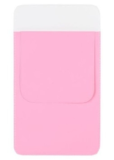 Beschermhoesje voor uniform; roze/wit