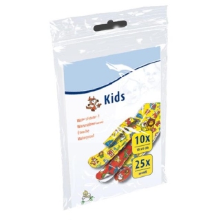 10 Wondpleisters Kids en 25 Pleisterstrips Kids assorti