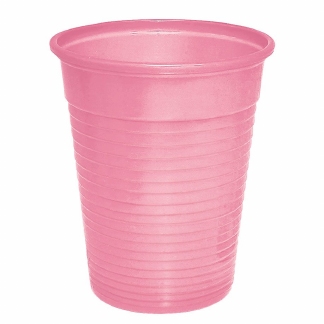 Mondspoelbeker Roze per 100 stuks