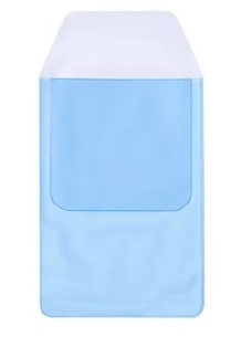 Beschermhoesje voor uniform; lichtblauw