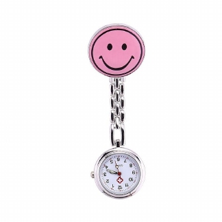 Verpleegkundige horloge smilie; Lichtroze