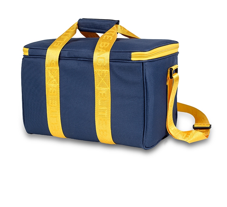 Praktiche " eerste hulp" tas: blauw/geel