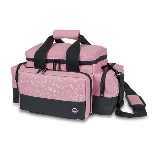 HJome care light bag : Roze met medische symbolen