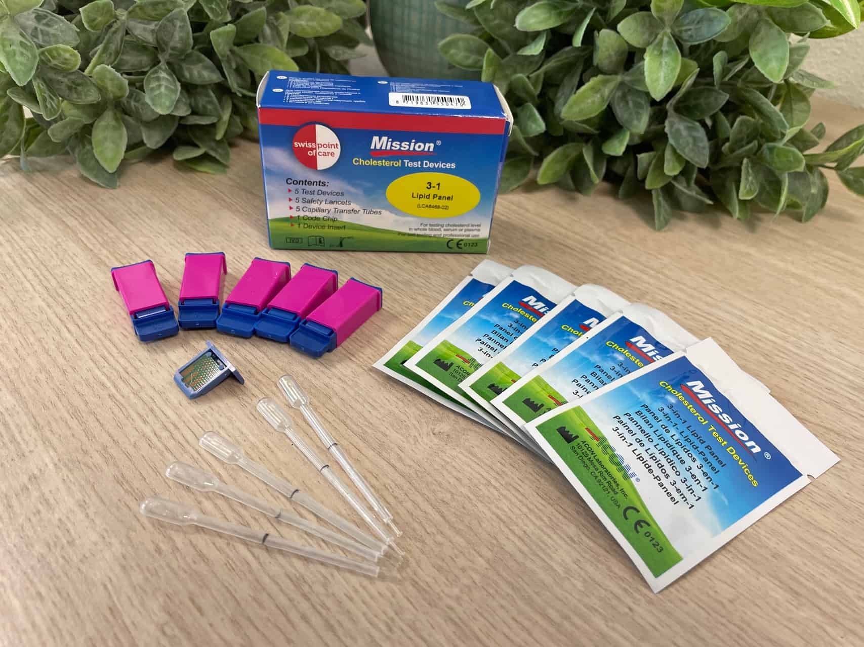 Cholesterol meter 3 in 1 test systeem