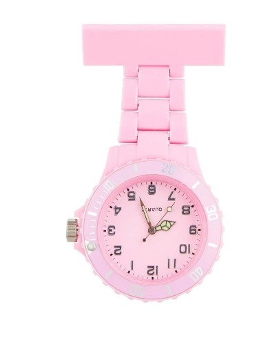 Neon verpleegkundige klokje; Roze