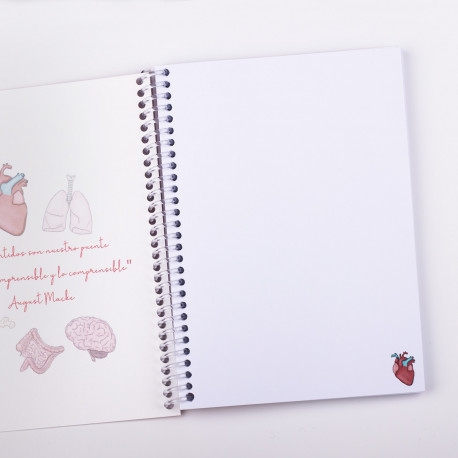 Notebook A6 formaat organen