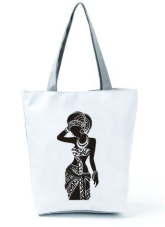 schoudertas met ritssluiting; Lady in black