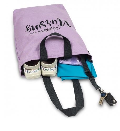 shopper tote enfermania ; paars