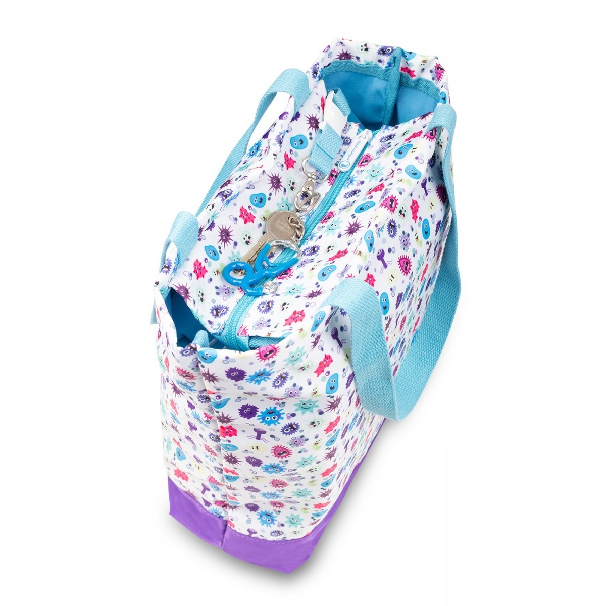 shopper tote enfermania ; Menthe
