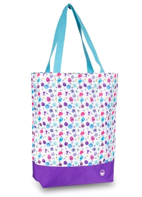 shopper tote enfermania ; Virus