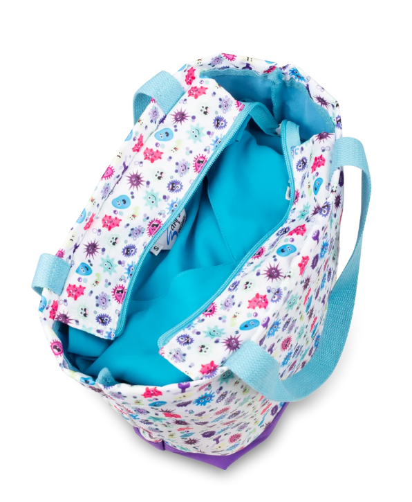 shopper tote enfermania ; Virus