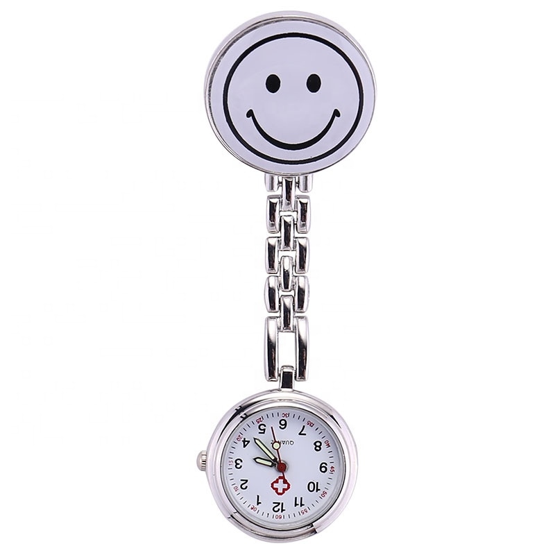 Verpleegkundige horloge smilie; Wit