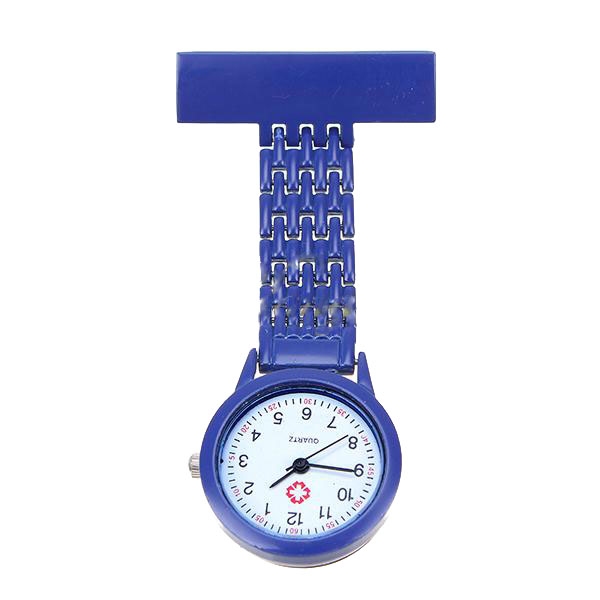 Montre d'infirmière avec belle bande; Coulour bleu clair