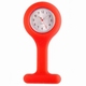 Verpleegkundige horloge siliconen; Rood
