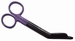 Bandage scissor, stainless steel with purple handle
