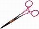 Pince Hémostatique sans dentes; Rose