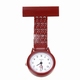 Montre d'infirmière avec belle bande; Coulour rouge