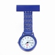 Montre d'infirmière avec belle bande; Coulour bleu