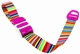 Stuwband;  Bar code pink